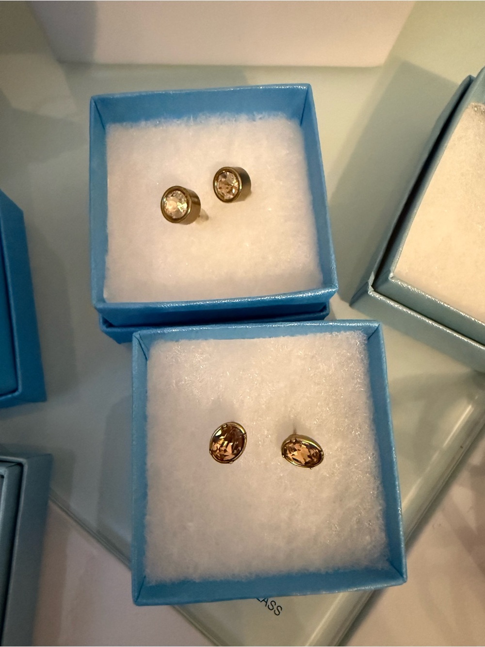 Touchstone Crystal Antique Gold Set